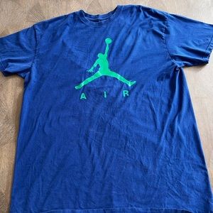 Nike blue and teal t shirt